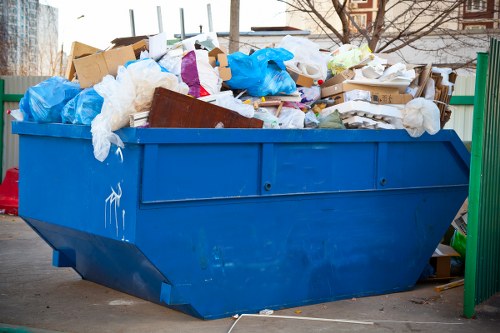 Construction waste being managed responsibly